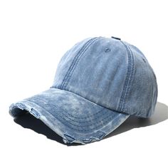 PRICES MAY VARY. 100% Cotton / Soft, Comfortable & Breathable Classic Vintage Distressed Style Pre-curved Visor. 6 Panel Structure. 6 Embroidered Eyelets Built-in Sweatband To Wick Sweat ... Distressed Medium Wash Adjustable Hat, Distressed Cotton Hat In Medium Wash, Casual Distressed Hats For Outdoor, Casual Distressed Outdoor Hats, Casual Distressed Baseball Cap For Outdoor, Distressed Dad Hat With Curved Brim, Blue Distressed Cotton Baseball Cap, Casual Distressed Faded Hats, Casual Distressed Blue Hat