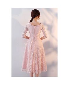 Get 10% off now! Buy pink lace elegant semi formal dress with half sleeves at cheap price online. Free stable shipping and pro custom service since 2009. Pink Half-sleeve Evening Dress, Pink Half Sleeve Evening Dress, Elegant Pink Half Sleeve Dress, Pink 3/4 Sleeve Party Dress, Pink Party Dress With 3/4 Sleeves, Pink Midi Length Lace Dress For Wedding, Pink Midi Lace Dress For Wedding, Half Sleeve Dresses For Spring Wedding Guests, Pink Short Sleeve Lace Dress With Patchwork