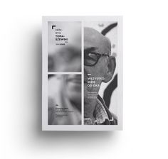 a book with an image of a man in glasses on the front and back cover