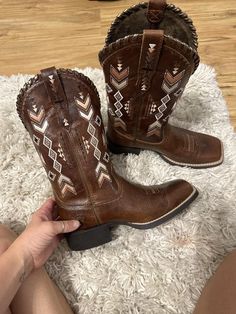 Review photo 1. Southwestern Embroidery, The Round Up, Leather Cowboy Boots, Western Boot, Round Up, All Colors, Cowgirl Boots, Photo 1, Western Boots