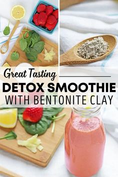 Experience a delicious Detox Smoothie that brings together detoxifying fruits, veggies, and bentonite clay for a quick and easy internal cleanse. Start your day with this refreshing blend to support your body's natural detoxification process! Detoxifying Foods, Homemade Toothpaste Recipe, Detoxifying Food, Internal Cleanse, Homemade Toothpaste, Cleanse Recipes, Bentonite Clay