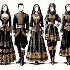 Modern Russian Fashion, Archery Clothing, King Outfit, Indian Bride Outfits, Angel Outfit, Fairytale Fashion, Folk Dresses