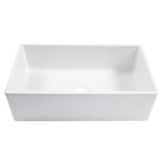 a white square sink on a white background