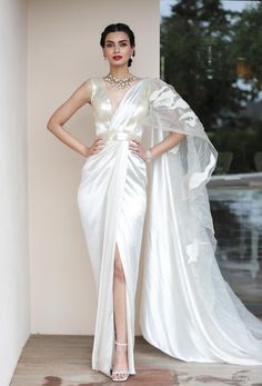 Sister Of The Groom Dress, Sister Of The Groom, Indian Bridesmaid Dresses, Indian Sari Dress, Diana Penty, Saree Designs Party Wear, Indian Fashion Saree, Indian Gowns, Designer Party Wear Dresses