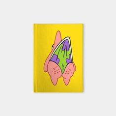 a book with an image of a woman's legs and feet on yellow background