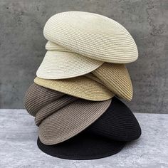 Product information: Product Category: Straw hat Applicable gender: female Material: straw Popular element: Naked Pattern: Monochrome Cap style: Dome Brim style: Wide brim Size: Average size 57CM Packing list: Hat X1PCS Product Image: Casual Flat Cap For Summer, Casual Summer Flat Cap, Beige Cap Straw Hat For Vacation, Adjustable Flat Cap Hats For Summer, Spring Beach Straw Cap, Summer Beige Cap, Beige Straw Cap Hat, One Size Fits Most, Beige Straw Cap Hat One Size Fits Most, Beige Cap-shaped Straw Hat