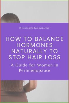 Balanced hormones help keep hair healthy, shiny and growing strong. These tips will help to reverse perimenopausal hair loss and promote hair growth again.  #hormonebalance #hormonenutrition #perimenopausenutrition How To Stop Loss Of Hair, Nutrition For Hair, Aloe Vera And Coconut Oil, Natural Hair Maintenance, Hormone Nutrition, Coconut Oil For Hair, Keep Hair Healthy, Dandruff Solutions, Balanced Hormones