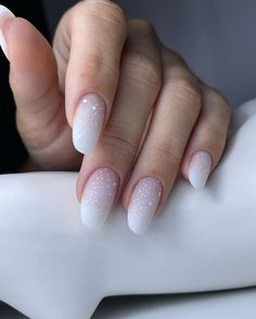 Slim Nails, Pink White Nails, Art Deco Nails, Ombre Acrylic Nails, Nails Now, Fire Nails, Types Of Nails, Gorgeous Nails