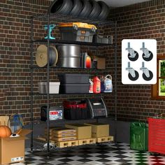 an image of a garage storage area