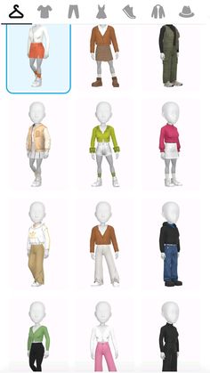 an image of different types of clothes for children on the app store's website