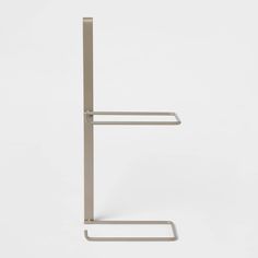 a pair of metal bars on a white background