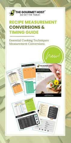 Ready to master your kitchen?Add the Recipe Measurement Conversions & Timing Guide to your cart today and cook with confidence every time! Metric Conversions