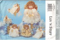 the sewing pattern for this doll is very cute