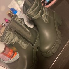 Brand New Army Green Boots, Green Boots, Army Green, Bootie Boots, Ankle Boots, Women Shoes, Brand New, Boots, Green