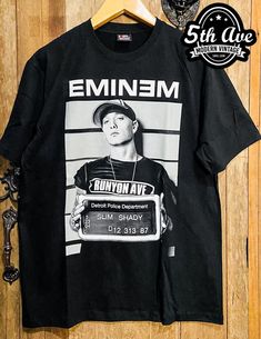 #eminem #americanrapper #rapper #songwriter #hiphop #tee #tshirt #streetwear #vintagereprint #y2k #shopvintage #thrift #thriftshop #90sstyle #vintageclothing #vintaget #bootleg Eminem Tshirt, Real Slim Shady, Eminem T Shirt, Vintage Band Shirts, Vintage Band T Shirts, The Real Slim Shady, Music Tees, Slim Shady, Vintage Band