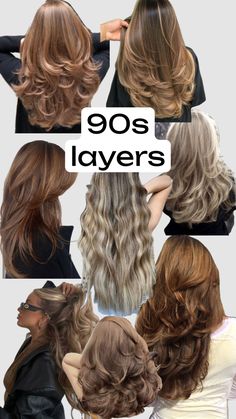 #90s #blowout #layers #hairstyles 90s Blowout Layers, Blowout Layers, Layers Hairstyles, 90s Hairstyles, Hairstyles For Women, Hairstyles, Hair