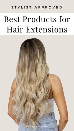 Not sure what products to use for your hair extensions? Whether you're a newbie or a seasoned pro, our carefully curated list will help you achieve hair extension success. Explore now for expert-recommended products that make every day a good hair day Hair Care For Extensions, How To Style Long Hair Extensions, Best Products For Hair Extensions, Ktip Extensions Hairstyles, How To Curl Extensions, Sew In Extensions Hairstyles, 22 Inch Hair Extensions Before And After, How To Style Hair With Extensions, Before And After Extensions