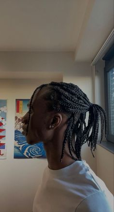 miles morales | the prowler | aesthetic | spider-man: across the spider-verse | spider-verse Protective Hairstyles For Men, Protective Hairstyles Men, Small Box Braids Men, Plats Braids For Men, Male Box Braids, Twists For Men, Stylish Cornrows, Male Braids