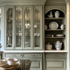 15 Stunning French Country Kitchen Ideas: Transform Your Space - Provincial Kitchen Country Style, Using China Cabinet As Kitchen Cabinets, Elegant Pantry Ideas, Paula Deen Kitchen, China Cabinet To Kitchen Cabinet, French Country Kitchen Color Palette, China Cabinet As Kitchen Cabinet, Painted China Cabinets Ideas, French Country Kitchen Wallpaper