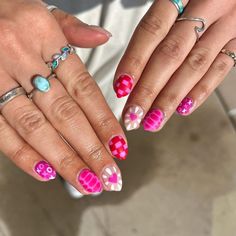 30 gorgeous pink nails designs perfect for summer or any time of year like Valentine's Day, etc. Bright hot pink to soft light pink nail ideas you can copy at home or bring to your salon to have them do. Trendy pink nail aesthetic from simple hearts to detailed designs. Nails Designs