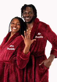 "St. Valentines Day Gift, Matching Long Bathrobes, Mr and Mrs Bathrobes, Customized Bathrobes, Groom and Bride Bathrobes, Custom robe-style1 THIS LISTING IS FOR 1 BATHROBE. IF YOU NEED SET OF 2 PLEASE CHECK OUT 2 BATHROBES Our robes are customized with Vinyl. The letters are so pretty and detailed. It is perfect to put your first/last name or wedding role . Whether you want to buy it as gift, keep it for yourself and wear it as an everyday or even wear it for a honeymoon trip , this unique customized robes is sure to work for any occasion.  ⭐Colors : Ivory, Burgundy, Purple , Grey, Black ⭐Sizes: S/M; L/XL; XXL/XXXL ⭐Leave your detailed custom information in the seller remarks column during checkout! ❤️All robes are customized-to-order, just for you! ❤️Send your gifts to your loved ones！ ❤️ Personalized Bathrobe, St Valentines Day, Honeymoon Trip, Groom And Bride, Honeymoon Gift, Custom Robes, Wedding Roles, Personalized Robe, Honeymoon Gifts