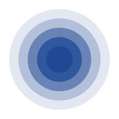 an image of a blue and white circle