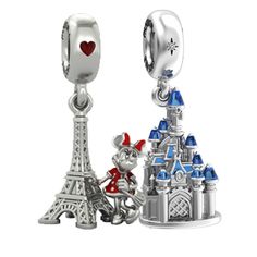 New Exclusive Disneyland Paris PANDORA Charms and Retail Location Paris Tumblr, Pandora Charms Disney, Diy Jewelry Holder, Pandora Disney