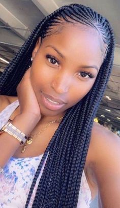 Singles For Black Women, Cornrow Top Box Braids Back, Half Cornrows Half Box Braids, Summer Cornrows, Cornrows Ideas, Cornrow Hairstyle, Braided Mohawk, Mama Hair