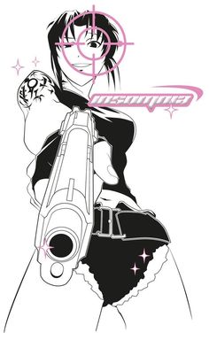 Revy Black Lagoon, Arte Punk, Graphic Poster Art, Arte Inspo, Mini Drawings, Anime Tattoos, Ethereal Art, Cute Art Styles, The Villain