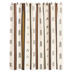 Sierra Nevada Canvas Shower Curtain Branding Symbols, Southwest Shower Curtain, Cattle Branding, Western Shower Curtain, Western Bathroom Decor, Cattle Brands, Chevron Arrows, Western Rustic, Brand Symbols