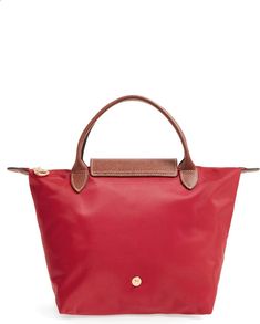 Longchamp 'Mini Le Pliage' Handbag | Nordstrom Longchamp Mini Le Pliage, Longchamp Small Le Pliage, Longchamp Mini, Nylon Tote, Women's Slippers, Longchamp Le Pliage, Womens Slippers, Top Handle, Borders