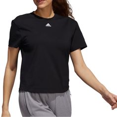 Brand New - Drawstring On One Side- 52% Polyester 48% Cotton Adidas Crew Neck Athleisure Top, Adidas Athleisure Crew Neck Top, Adidas Black Athleisure Tops, Adidas Crewneck, Athletic Tops Women, Adidas Tech, Mint Green Shorts, Adidas Crop Top, Adidas Tshirt