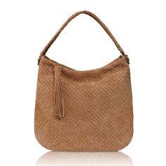 The Ziza Wonder Hobo - MILANER Beige Leather Bags With Interwoven Design, Natural Leather Bag With Interwoven Design, Elegant Natural Hobo Bag With Woven Leather, Luxury Braided Bags For Everyday Use, Elegant Woven Leather Hobo Bag, Luxury Woven Hobo Bag For Daily Use, Leather Braided Tote Bag, Everyday Use Top Handle Hobo Bag With Interwoven Design, Luxury Hobo Bag With Interwoven Design For Everyday Use