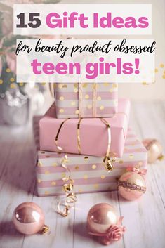 Gift Ideas for Teen Girls #christmas #holiday #teengifts Tactical Gifts, 15 Gift Ideas, Beauty Gift Ideas, Best Travel Gifts, Christmas Gifts For Teen Girls, Cool Gifts For Teens, Beauty Products Gifts, Holiday Gift Sets, 15 Gifts