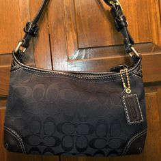 New Without Tags! Coach Brand Black Jacquard Bag. Black Lining. Black Leather Strap And Coach Brand Tag. Stitching Intact. Non Smoker Home. Black Coach Purse, Coach Purse, Brand Tags, Cute Fits, Fit Inspo, Coach Purses, Christmas List, Dark Aesthetic, Coach Bags