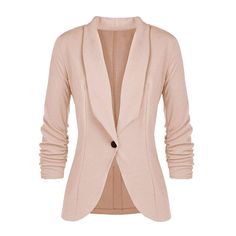 F00077286-406 Womens Blazer Coat, Suit Navy Blue, Blazer Plus Size, Ladies Blazer, Suit Jackets For Women, Pleated Sleeves, Men's Coats And Jackets, Casual Suit, Casual Blazer