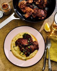 Photo: Murray Hall • Food Styling: Ryan McCarthy. Photo: Murray Hall • Food Styling: Ryan McCarthyA gumbo-inspired spice blend and a ripping hot skillet are the keys to this simple yet satisfying meal.
The post Blackened Chicken With Goat Cheese Grits appeared first on Saveur.