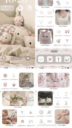 Kawaii Homescreen Ideas, Wonyoungism Homescreen, Kawaii Phone Theme, Pink Wallpaper Samsung, Kawaii Homescreen, Ios Customization, Coquette Theme, Samsung Themes