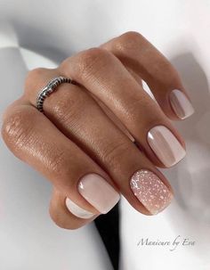 Diseños De Uñas Cortas 2024 Prácticos Para El Uso Diario - Simple Spring Nails, Kutek Disney, Milky Nails, Colorful Nails, Nail Sets, Cute Gel Nails, Bride Nails, Spring Nail, Dipped Nails