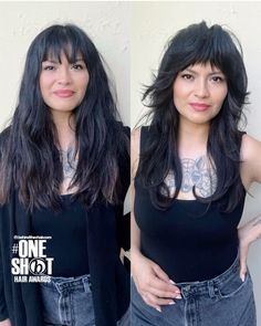 Rocker Hair, Mullet Haircut, Long Layered Hair, Hair Envy, Long Hair Cuts, Hairstyles Haircuts, Layered Hair, Hair Dos, Dark Hair