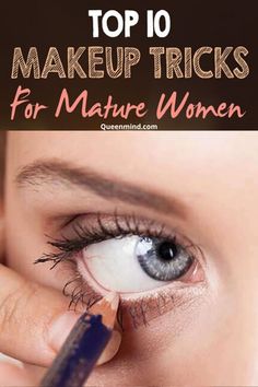 Makeup Tips For Older Women: This article is a handy guide to makeup tips and techniques for all you beautiful women with mature skin. If you want to know more, read on. You can thank us later! #makeup #makeuptips #makeupideas Makeup For Small Eyes, Makeup Over 50, Makeup Tips For Older Women, Oil Makeup Remover, Makeup For Older Women, Simple Makeup Tips, Eye Makeup Techniques, Face Makeup Tips, Makeup Mistakes