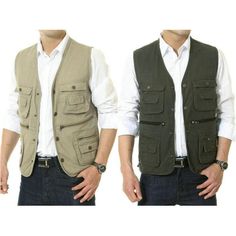 Mens Multi Pocket Vest Safari  Photographer Cargo Hunting Fishing Outdoor Vest Payment We accept PayPal .Please send payment within 2-3 days  . Shipping We usually ship to buyer's eBay registered address,and if you buy though paypal,we'll usually ship to paypal address; All items will be checked before packing. All items are new and of high quality. Please note that some countries will have custom duty or tax for certain items. Please contact us if you need help. i will send new invioce to you We send the item with care from Beijing China by China air Post,airmail after receiving your payment in 2 working days. this is international trade,so the shipping time is long,usually it will take 15-25 working days(25-30 continuous days),except the holiday and natural disaster,some other country wi Multi Pocket Vest, Pocket Vest, Fishing Vest, Outdoor Vest, Safari Travel, Summer Vest, Utility Vest, Hunting Clothes, Casual Vest