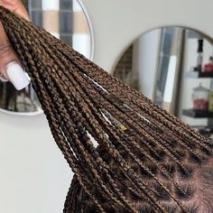 4 And 30 Knotless Braids, 1b 27 Knotless Braids, Color 4 Knotless Braids, Blk Hairstyles, Small Knotless Braids, Small Knotless, Summer Braids, Long Box Braids