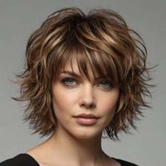 Shag Haircut With Bangs, Short Wolf Haircut, Curly Shag, Layered Shag, Curly Shag Haircut, Modern Shag, Long Shag Haircut, Wolf Haircut, Long Shag