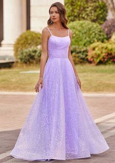 Prom Dresses Light Purple, Square Neckline Prom Dress, Kids Formal Dresses, Prom Dress With Pockets, Long Sleeve Homecoming Dress, Lavender Prom Dresses, Glitter Prom Dress, Mermaid Ball Gown, Kids Formal