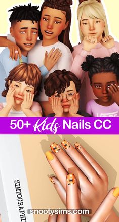 cc nails Nails Cc Sims 4, Sims 4 Cc Nails, Cc Nails, Sims 4 Nails, Kids Nails