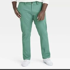 Questions? Leave A Comment Below! Brand: Goodfellow & Co Goodfellow Men's Hennepin Straight Chino Pants, Nwt, Color: Dusk Green, 98% Cotton, 2% Spandex, Pockets Front & Back, Zipper Closure 38x30 And 36x36 Casual Green Chinos For Fall, Spring Green Cotton Work Pants, Green Relaxed Fit Chinos For Spring, Green Relaxed Fit Work Pants For Spring, Casual Big And Tall Pants, Green Casual Full-length Chinos, Casual Green Full-length Chinos, Casual Green Full Length Chinos, Green Full Length Casual Chinos