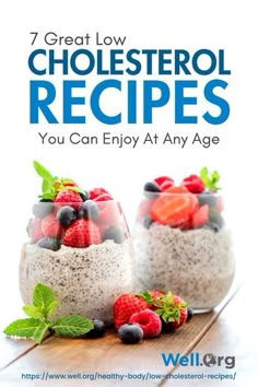 Low Carb Low Fat, Cholesterol Recipes, Cholesterol Lowering