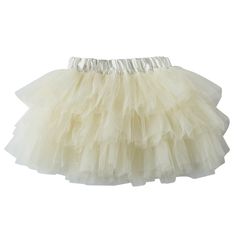 Infant Tutu | Baby Tutu This precious 3 tiered skirt is the perfect piece for your little ballerina, both on and off the stage! Perfect for photo sessions, mommy and baby music class or even for everyday wear! More about our Infant and Baby Tutus Fully lined upper skirt Infant tutu is 7" long Comfortable satin covered waistband Fits newborn babies and infants 0-6 months Designed with love in Seattle and made with care in China Cream Ruffled Tutu Dress For Summer, Spring Cream Tutu Dress Made Of Tulle, Spring Cream Tutu Dress In Tulle, Spring Cream Tulle Tutu Dress, Cream Ruffled Tutu Dress For Spring, White Tiered Tutu Dress For Spring, Fitted Cream Tutu Dress With Ruffles, Elegant Cream Tutu Dress For Summer, Spring Cream Ruffled Tutu Dress