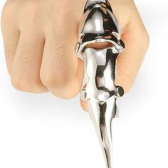 Knuckle Full Finger Ring Double Loop Activity Ring Punk Rock Gothic Cool Material: Alloy With Antique Silver Plated Let Your Nickle Armor Knuckle Ring Big Loop Size :Us 7, Inner Diameter:18mm;Small Loop About Inner Diameter 9mm This Ring Is Designed For Both Men And Women. Daily Wearing Home Or Office,Gift Pinky Promise Ring, Full Finger Ring, Promise Ring Band, Black Tungsten Wedding Band, Gem Drop Earrings, Promise Rings For Him, Full Finger Rings, Mens Stainless Steel Rings, Knuckle Ring